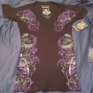 Affliction women shirt